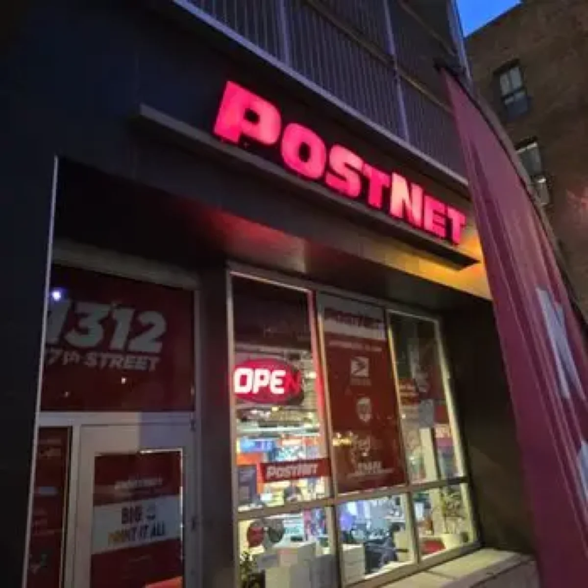 PostNet Denver storefront at 1312 17th Street